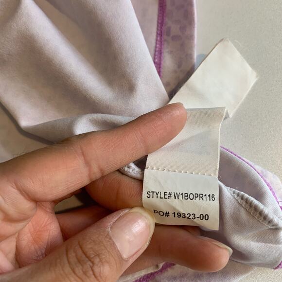 Prana Tank Top Womens XL Extra Large Ombre Boost Print Racerback Performance - Picture 9 of 12